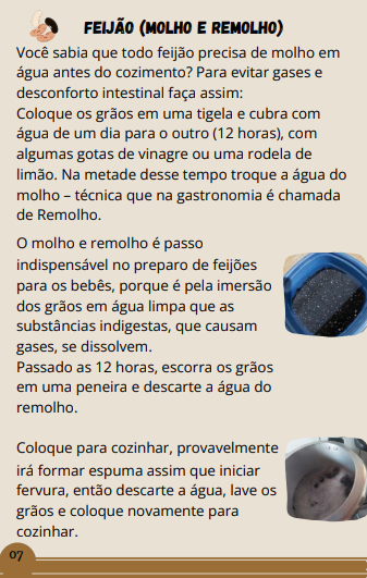 Página do eBook — Cardápio 30 dias