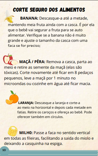Página do eBook — Cortes por fase